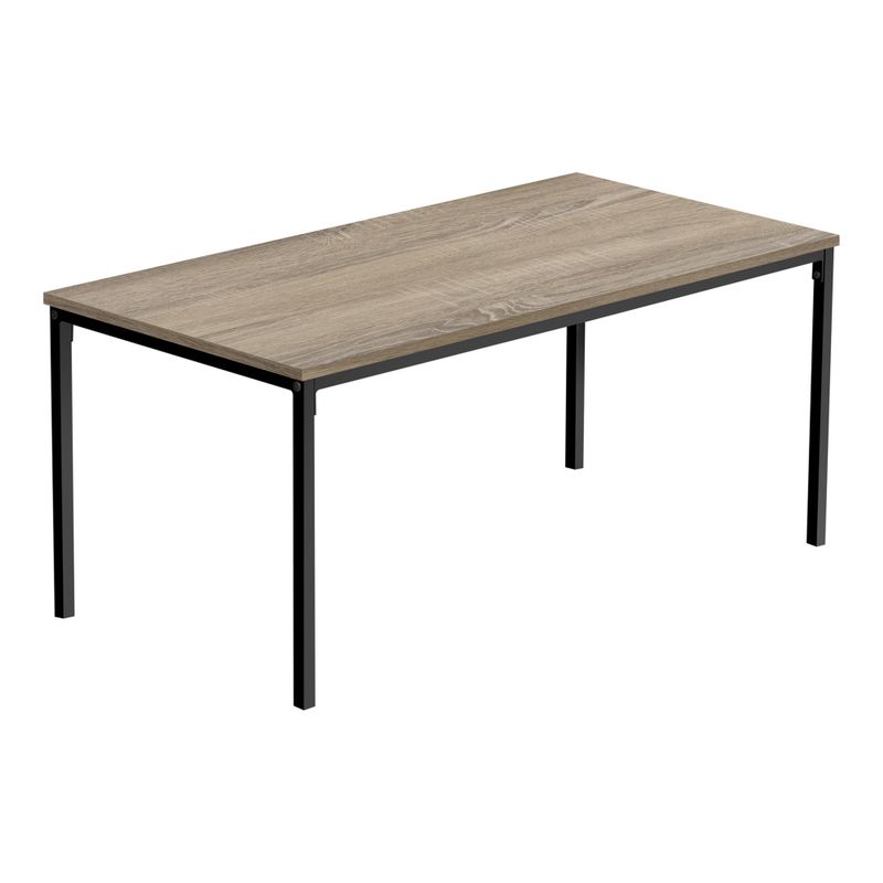 Coffee Table/ Accent/ Cocktail/ Rectangular/ Living Room/ 40"L/ Metal/ Laminate/ Brown/ Black/ Contemporary/ Modern