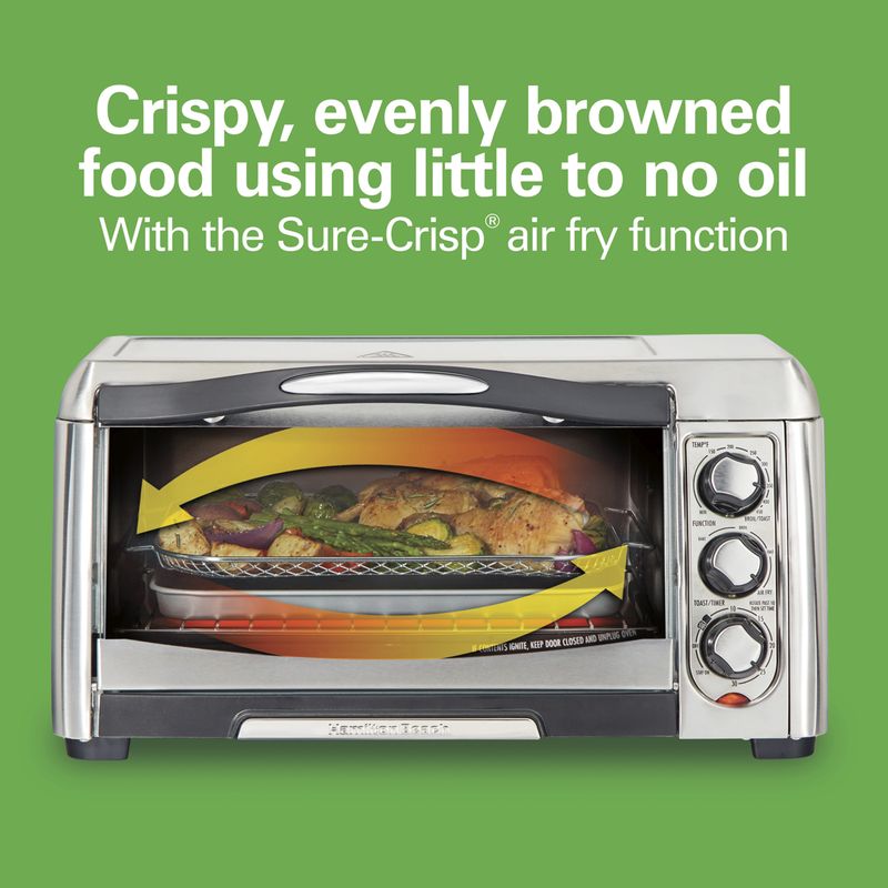 Hamilton Beach - Sure-Crisp Air Fry Toaster Oven