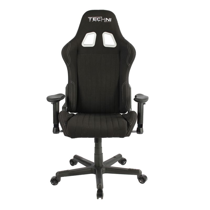 Fabric Ergonomic High Back Racer Style PC/Gaming Chair, Black