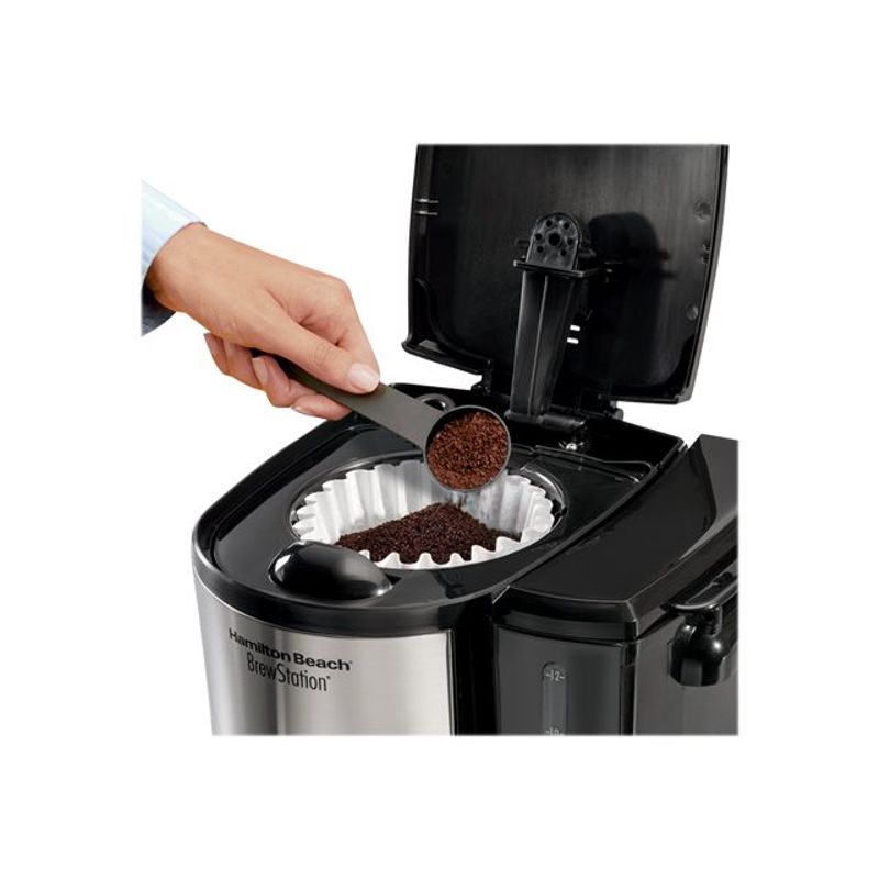 Hamilton Beach - BrewStation 12-Cup Coffee Maker - Black