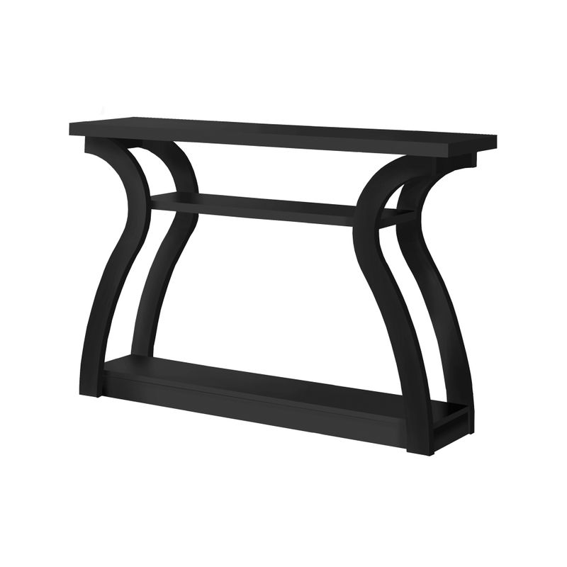 Accent Table/ Console/ Entryway/ Narrow/ Sofa/ Living Room/ Bedroom/ Laminate/ Black/ Contemporary/ Modern