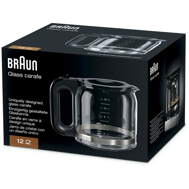 Braun - 12-Cup Glass FlavorCarafe for BrewSense Drip Coffee Makers