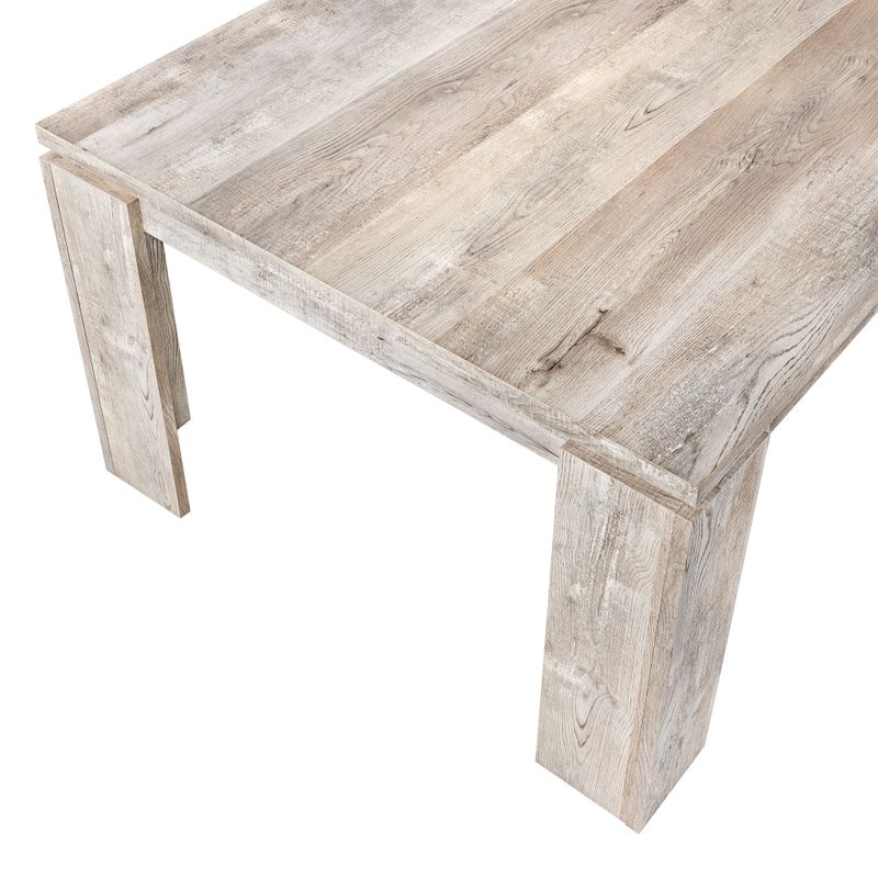 Dining Table - 36"X 60" / Taupe Reclaimed Wood-Look