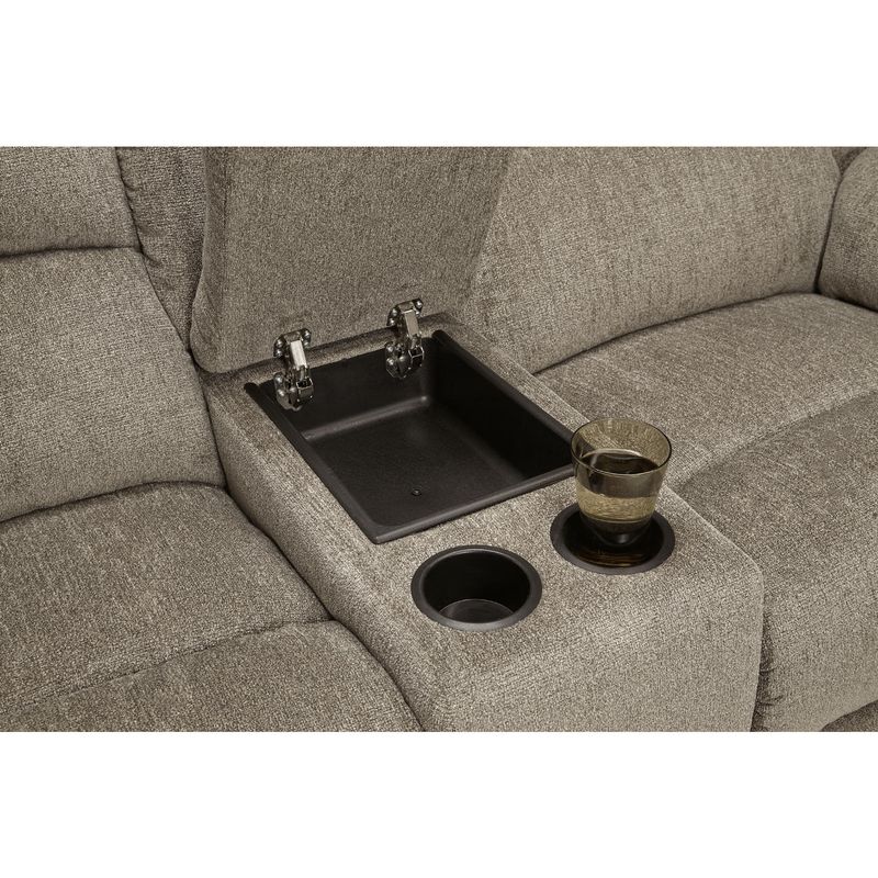 Draycoll DBL Reclining Loveseat w/Console