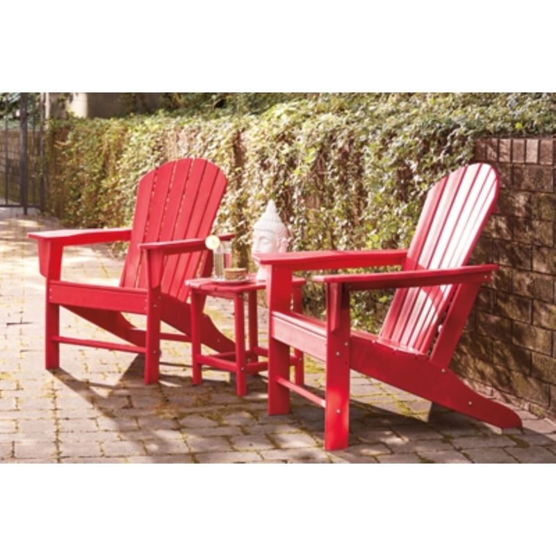 Red Sundown Treasure Adirondack Chair