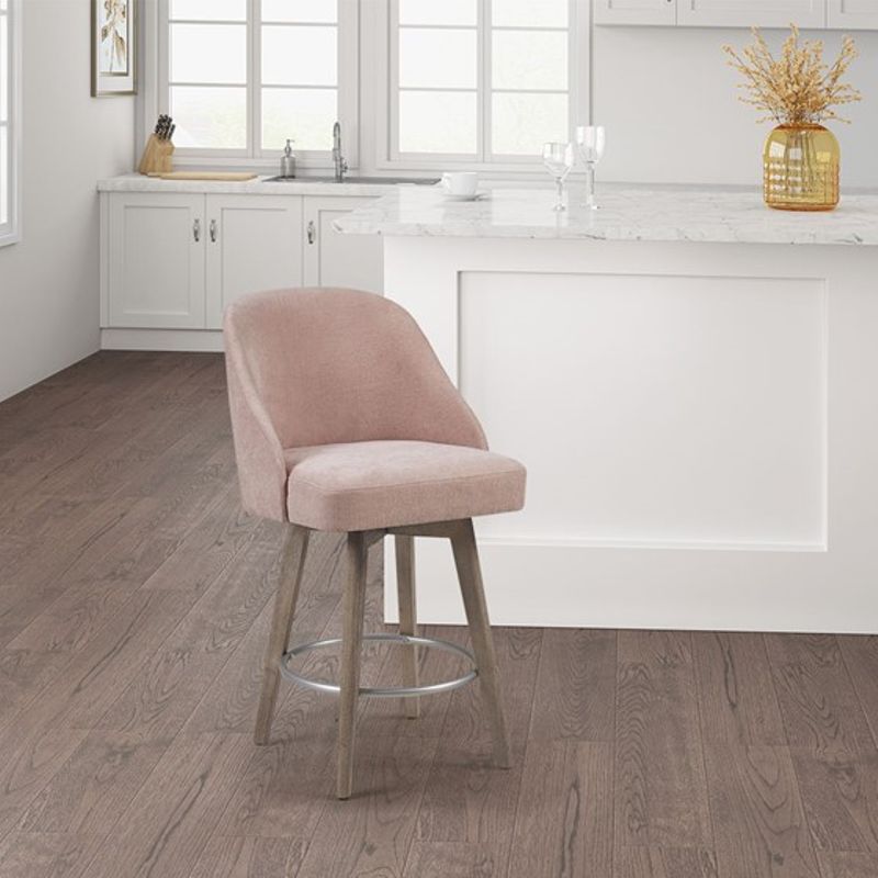 Pink Pearce Counter Stool with Swivel Seat