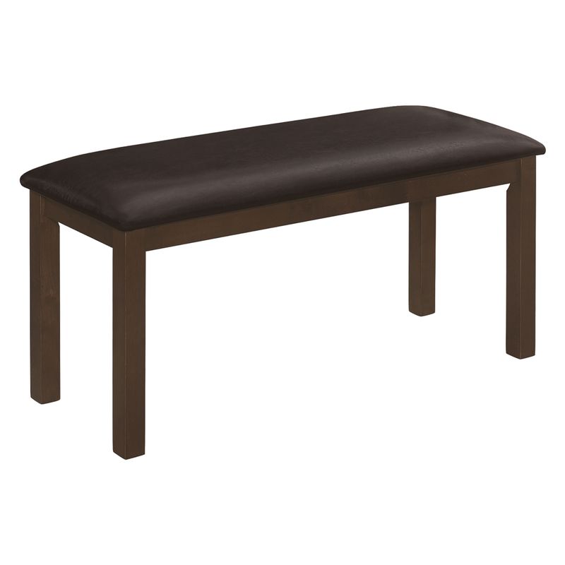 Bench - 42"L / Espresso / Dark Brown Pu