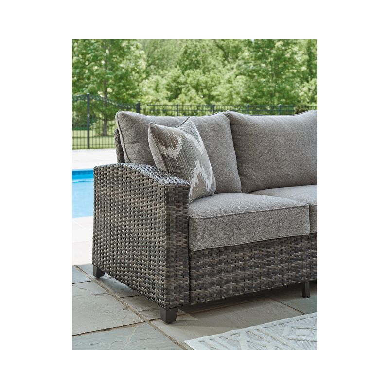 Oasis Court Outdoor Sofa/Chairs/Table Set (Set of 4)