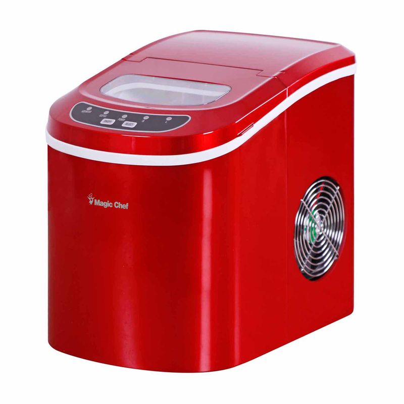 Magic Chef 27 lb. Red Countertop Ice Maker