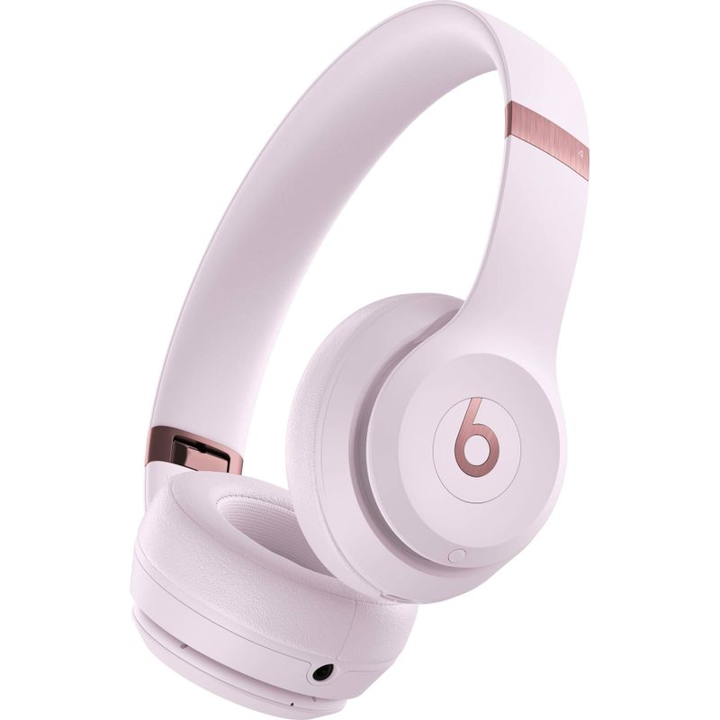 Beats - Solo 4 True Wireless On-Ear Headphones - Cloud Pink