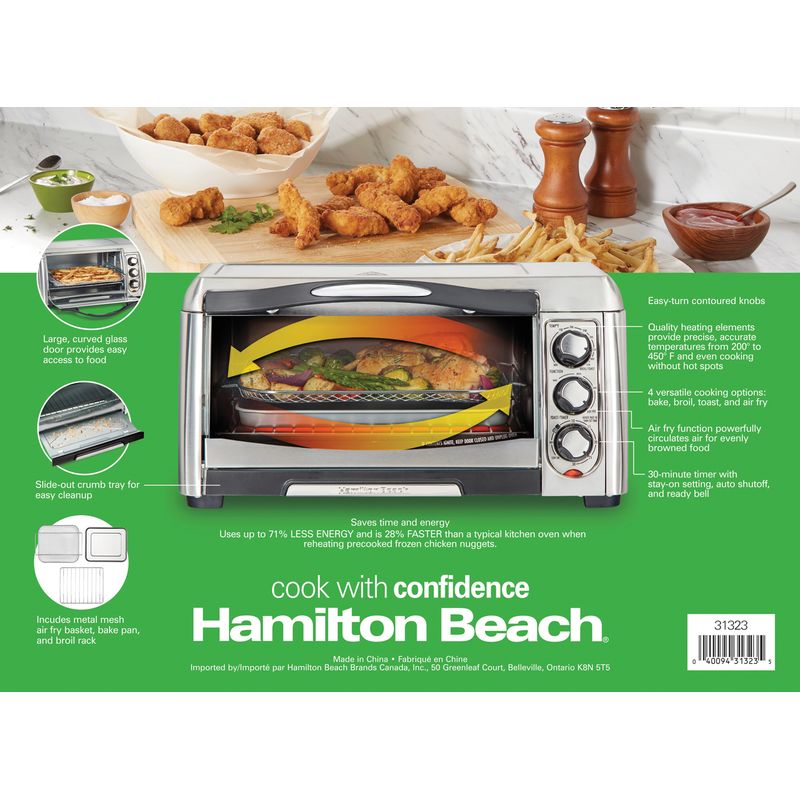 Hamilton Beach - Sure-Crisp Air Fry Toaster Oven