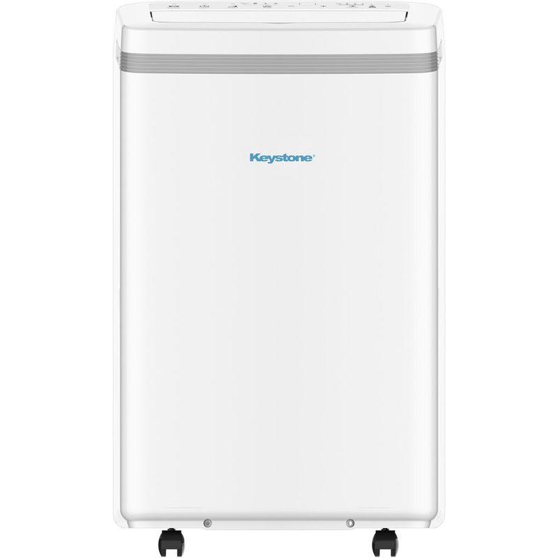 Keystone - 13,000 BTU ASHRAE / 8,000 BTU DOE 115V Portable Air Conditioner with Supplemental Heat for Rooms up to 450 Sq. Ft.