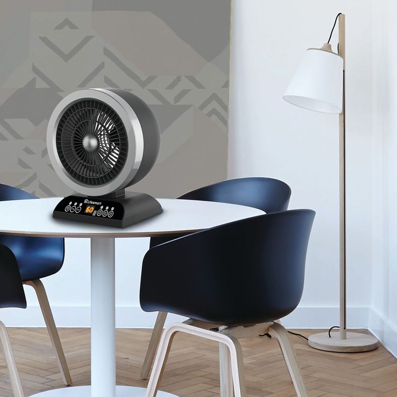 LifeSmart 2 in 1 Digital Fan Heater with Oscillation