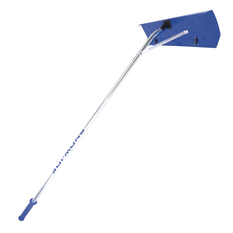 20-Foot Extendable Aluminum Snow Shovel Roof Rake w/26-In X 7-Inch Scratch-Free