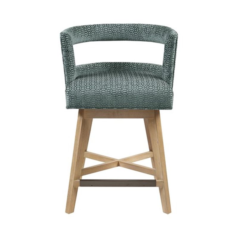 Grey Glenwood Swivel Counter Stool