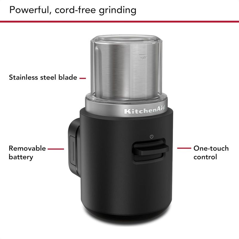 KitchenAid Go Cordless Blade Grinder with Battery