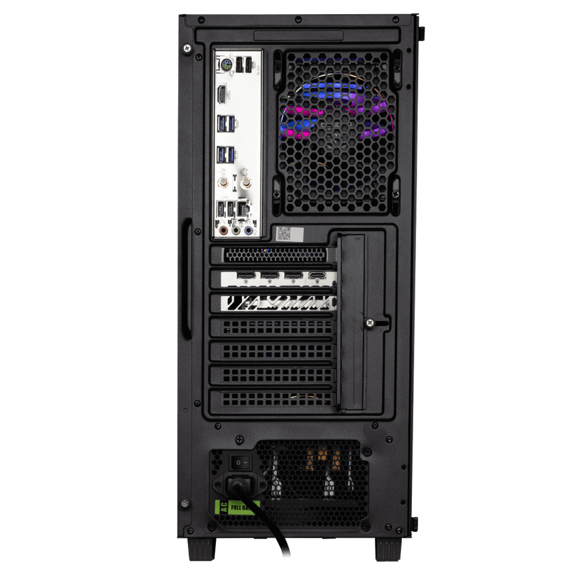 Periphio Firestorm Prebuilt VR Ready Gaming PC, AMD Ryzen 5 5600X (4.6GHz Turbo), Radeon RX 6800 XT (16GB), 1TB M.2 NVMe SSD, 16GB DDR4 RAM,