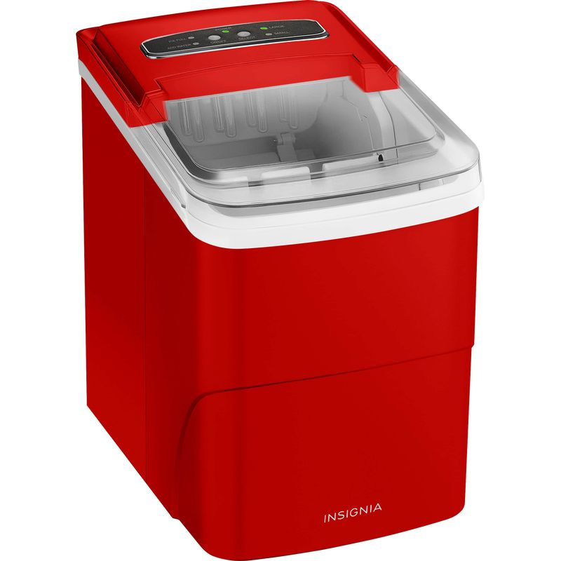 Insignia&trade; - Portable Ice Maker with Auto Shut-Off - Red