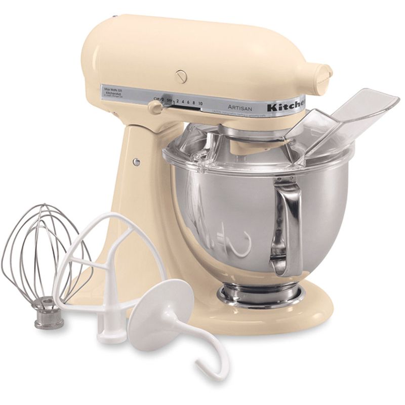 KitchenAid Artisan Series 325-Watt Tilt-Back Head Stand Mixer in Almond Cream
