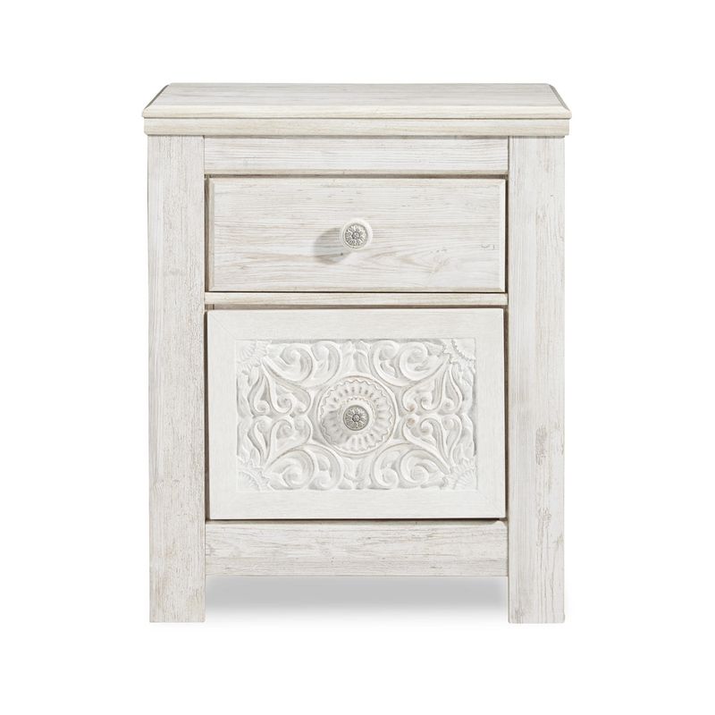 Paxberry Two Drawer Night Stand