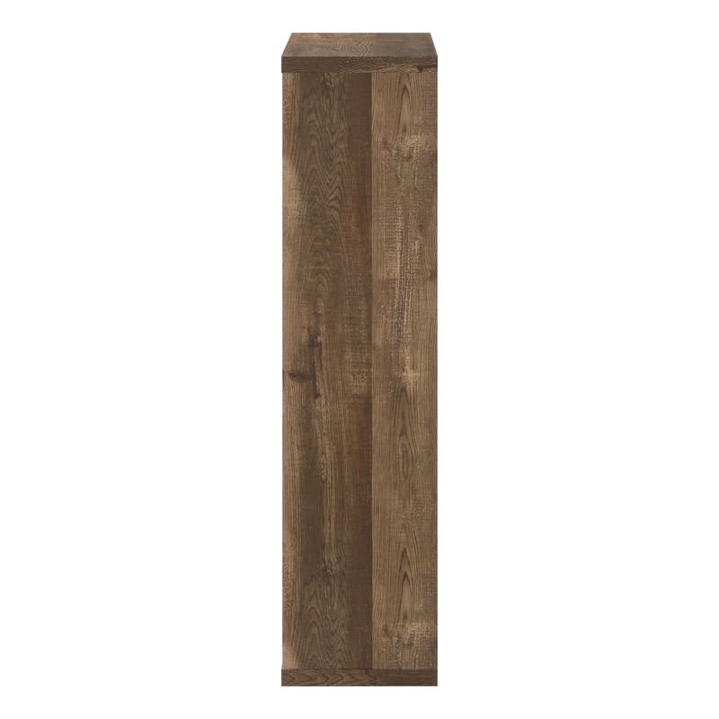 Bookshelf/ Bookcase/ Etagere/ 5 Tier/ 48"H/ Office/ Bedroom/ Laminate/ Brown/ Contemporary/ Modern
