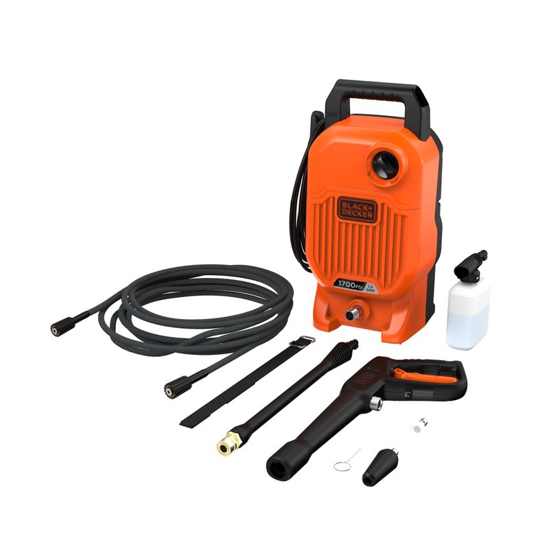 Black & Decker - Corded Electric 1700 PSI Cold Water Pressure Washer