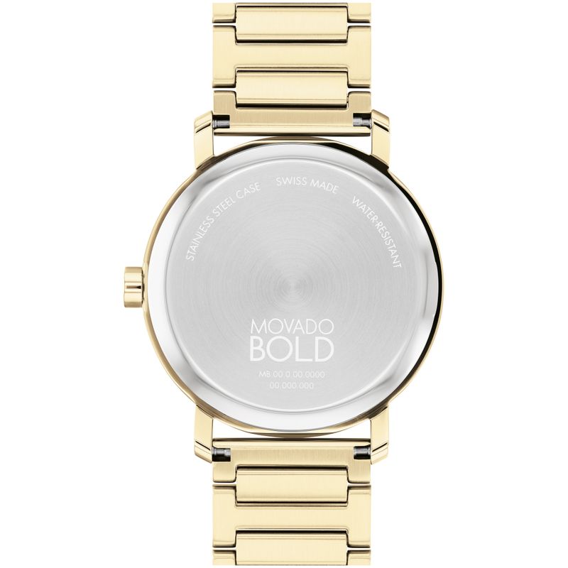 Movado - Men's Bold Evolution 2.0 Gold-Tone Stainless Steel Watch Gold Dial