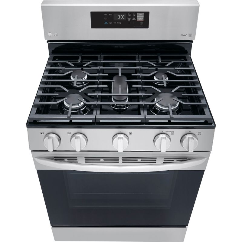 LG 5.8-Cu. Ft. Gas Smart Range with EasyClean, Stainless Steel