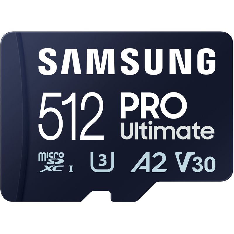 Samsung - Pro Ultimate and Adapter 512GB microSDXC Memory Card