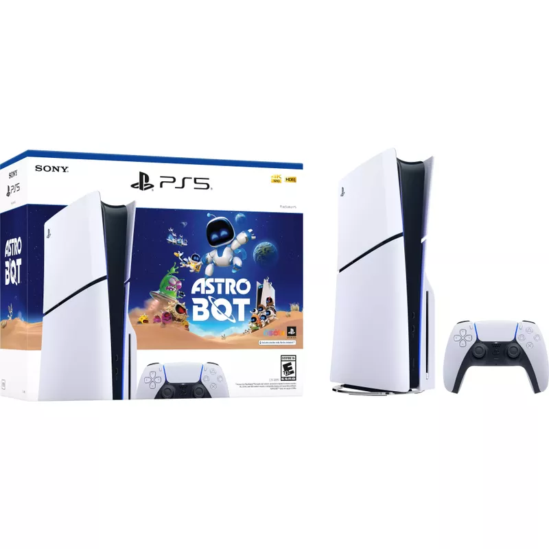 Sony - PlayStation 5 Slim Console - ASTRO BOT Bundle - White