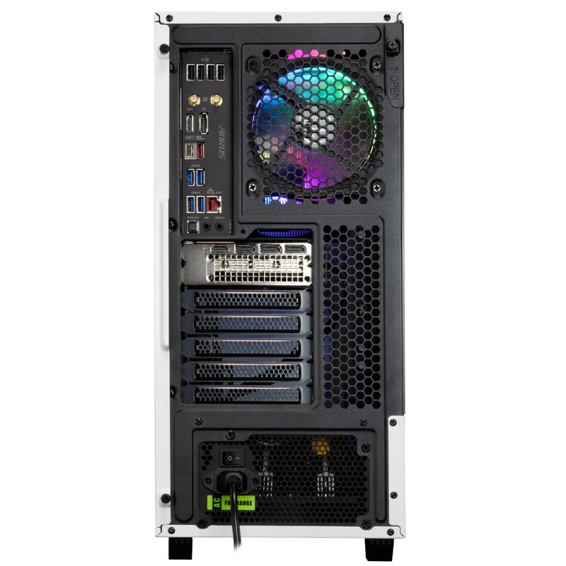 Periphio Metatron Prebuilt Gaming PC - GeForce RTX 3060 Ti (8GB), Intel Core i5-12400F (4.4GHz Turbo), 1TB M.2 NVME SSD, 16GB DDR4 RAM, Wind