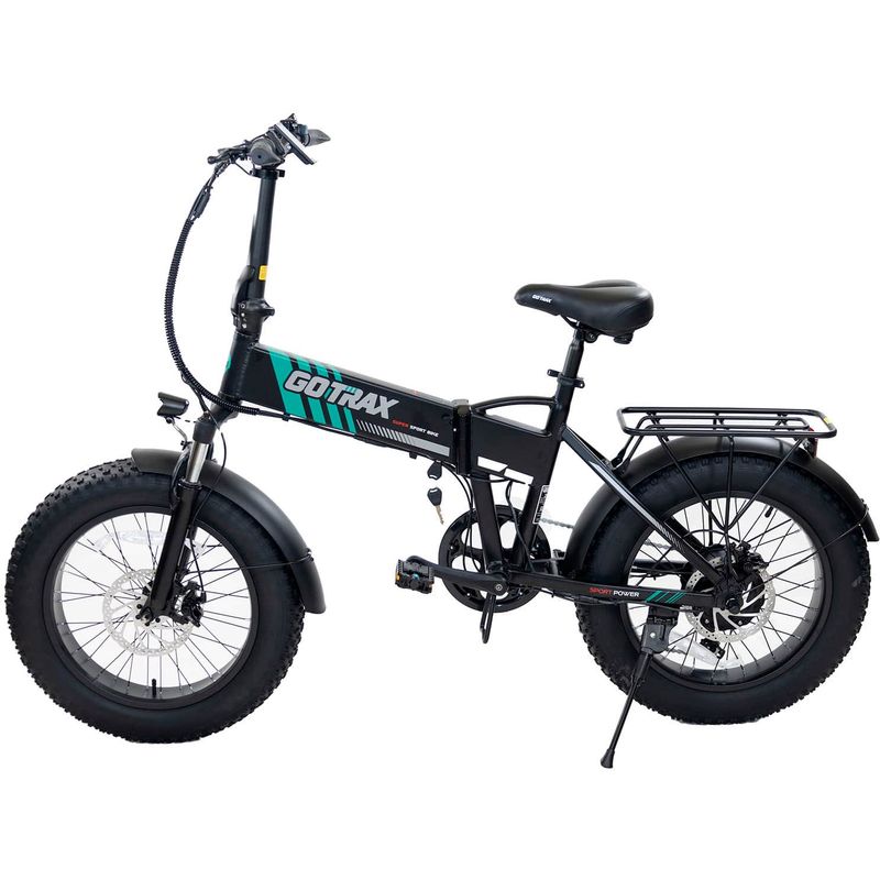 GoTrax - Z4 PRO Foldable Ebike w/ up to 50mi Max Operating Range and 28 mph Max Speed - Black