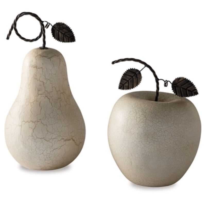 Antique White Bidelia Sculpture Set (2/CN)