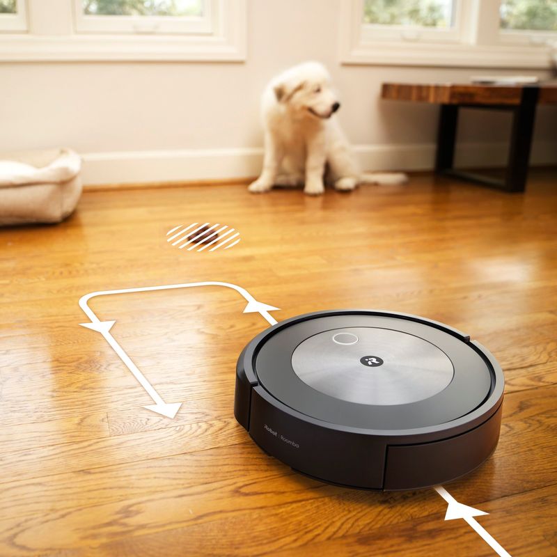 iRobot - Roomba j7+ (7550) Wi-Fi Connected Robot Vacuum with Automatic Dirt Disposal - Graphite
