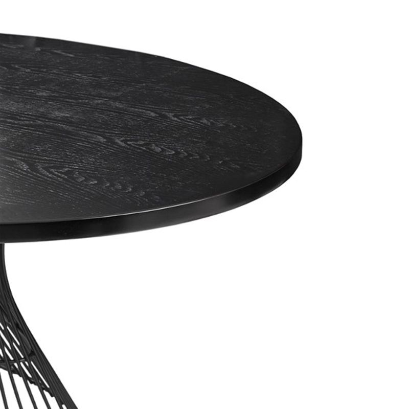 Black Mercer Oval Dining Table