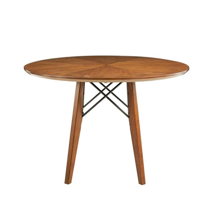 Pecan Clark Round Dining/Pub Table