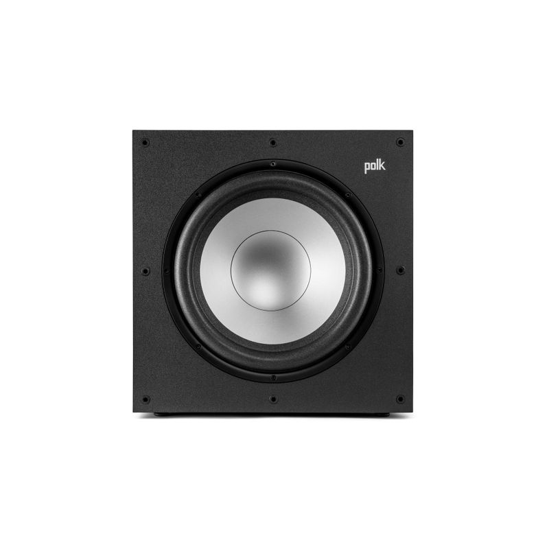 Polk Audio - Monitor XT12 12" 100W Class A/B Amplifier Subwoofer - Midnight Black