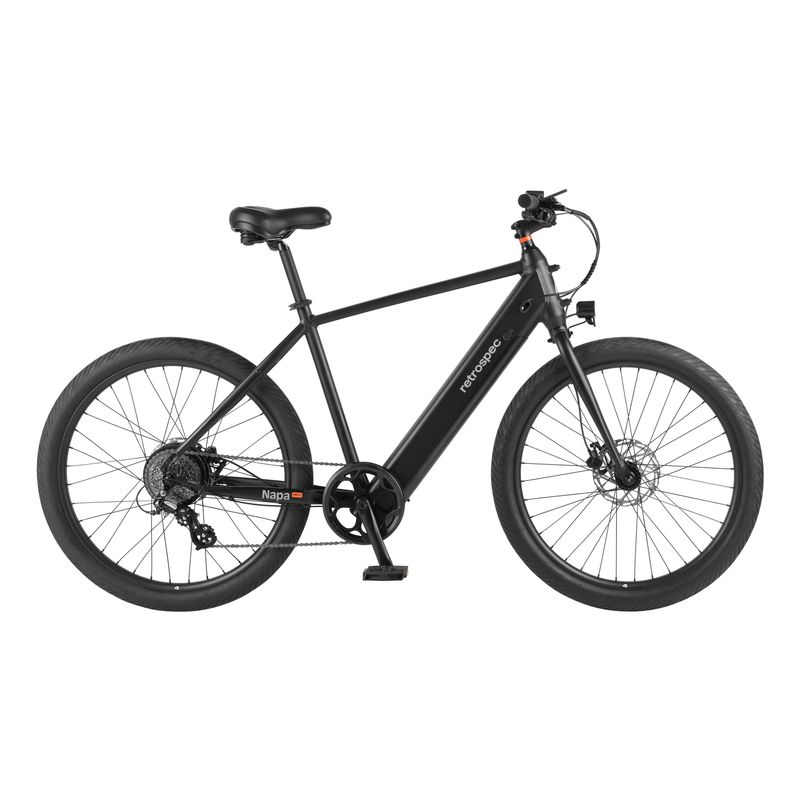 Napa Rev Fitness Hybrid Electric Bike - 21" Large Matte Black