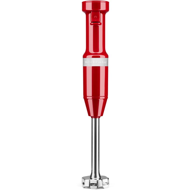 KitchenAid Corded Variable-Speed Immersion Blender in Empire Red with Blending Jar