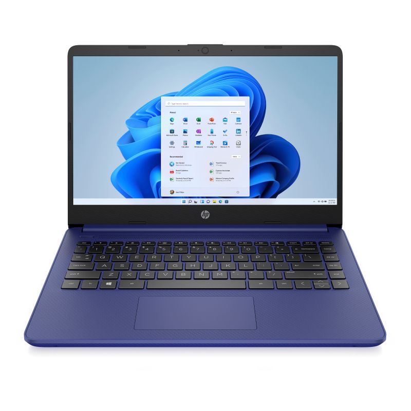 HP - 14" Laptop - Intel Celeron - 4GB Memory - 64GB eMMC - Indigo Blue