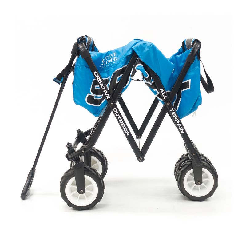 All-Terrain Folding Wagon Sport Edition Blue & Black