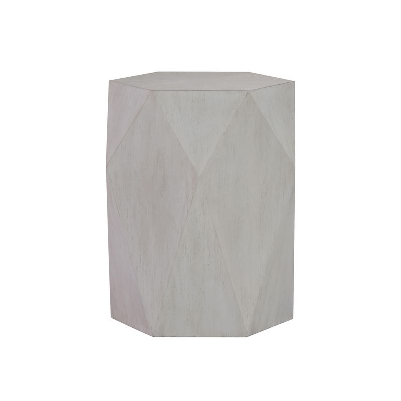 ACME Hanniel End Table in White Finish