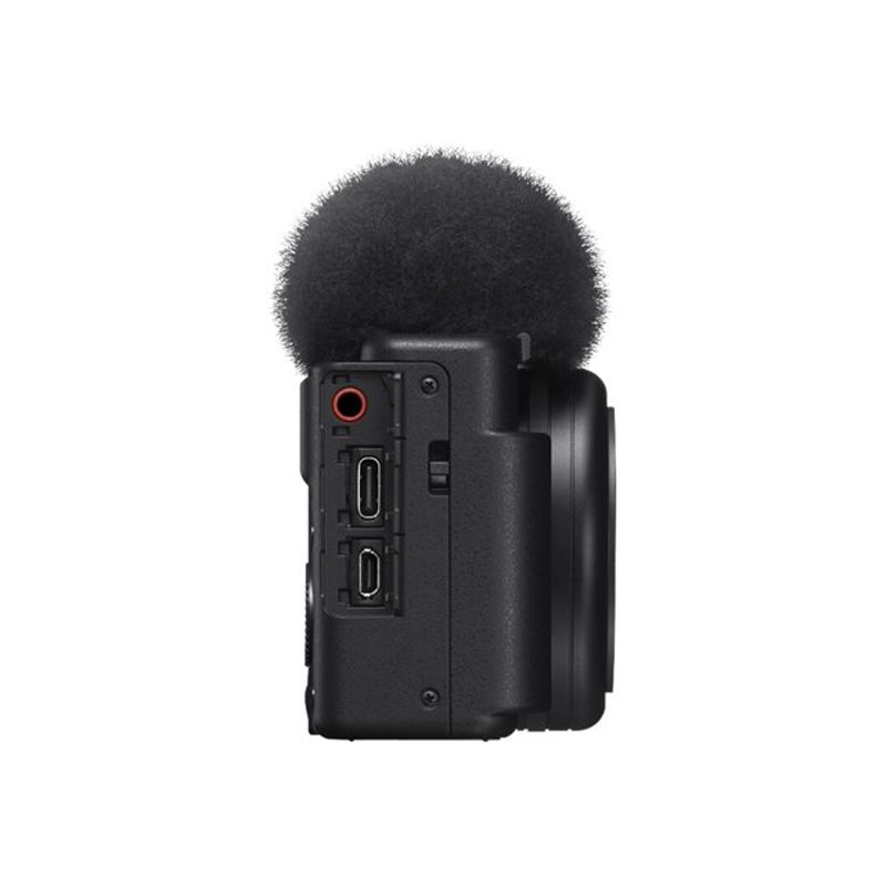 Sony - ZV-1F Vlog Camera for Content Creators and Vloggers - Black