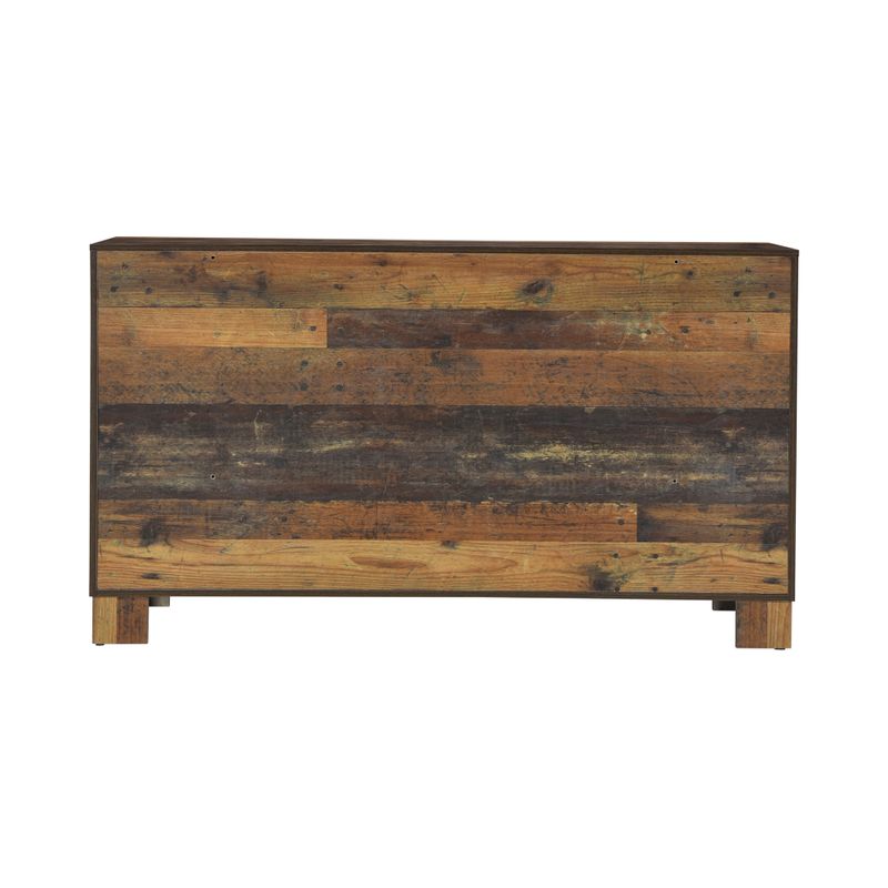 Sidney 6-drawer Dresser Rustic Pine