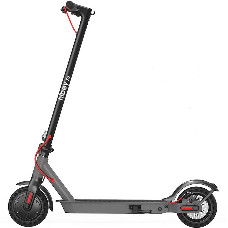 HiBoy - S2 Foldable Electric Scooter w/ 17 mi Max Operating Range & 19 mph Max Speed - Grey