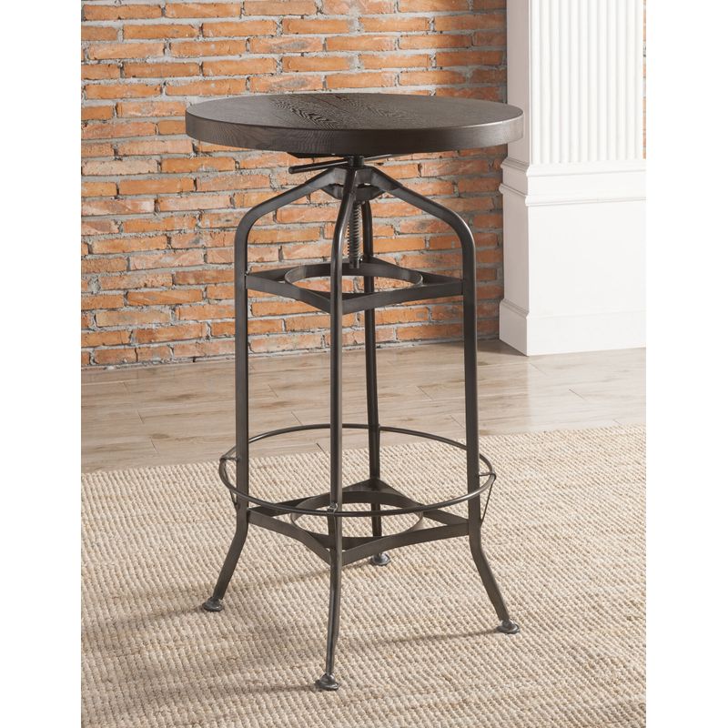ACME Kaeso Bar Table, Walnut & Gunmetal