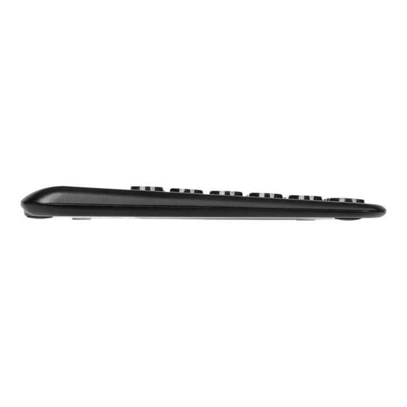 Targus - keyboard - with phone holder - black - antimicrobial Input Device