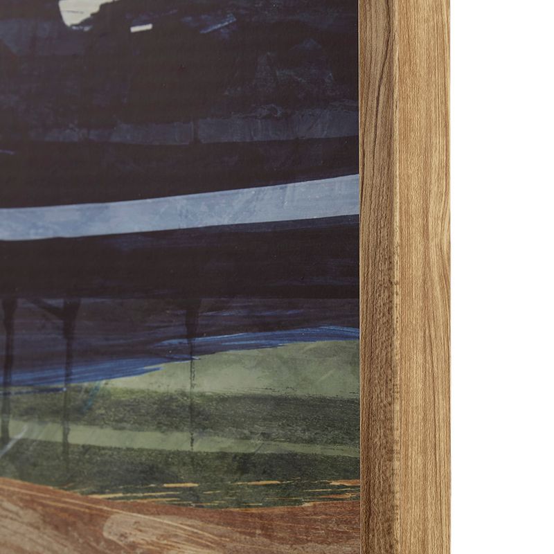 Blue/Multi Dreaming Abstract Landscape Diptych 2-Piece Framed Glass Wall Art Set See below