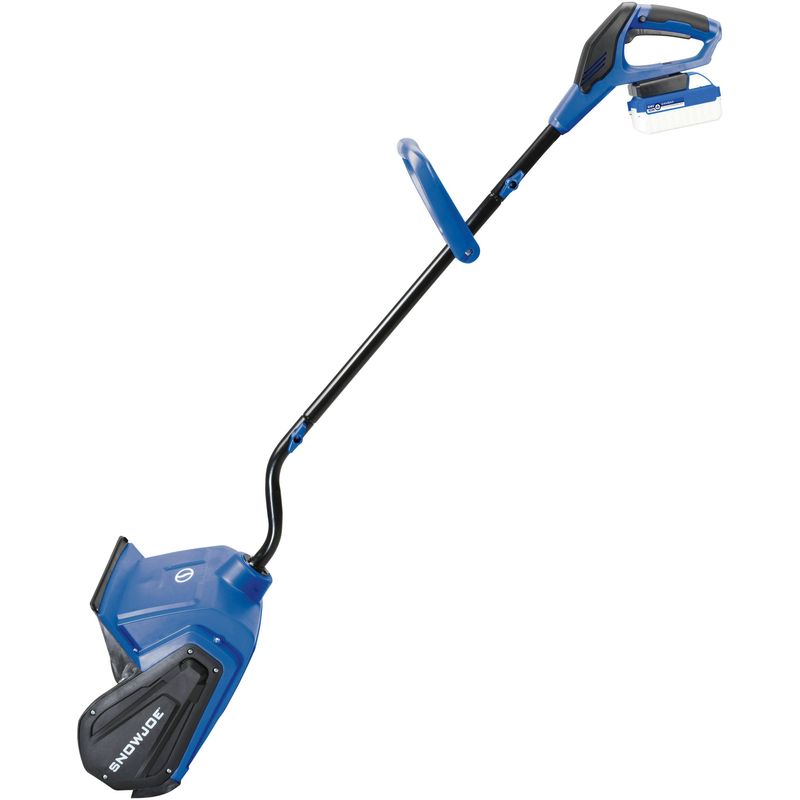 Snow Joe - 24-Volt iON+ 13-Inch Single Stage Cordless Snow Shovel with Ice Dozer (1 x 4Ah Battery and 1 x Charger) - blue