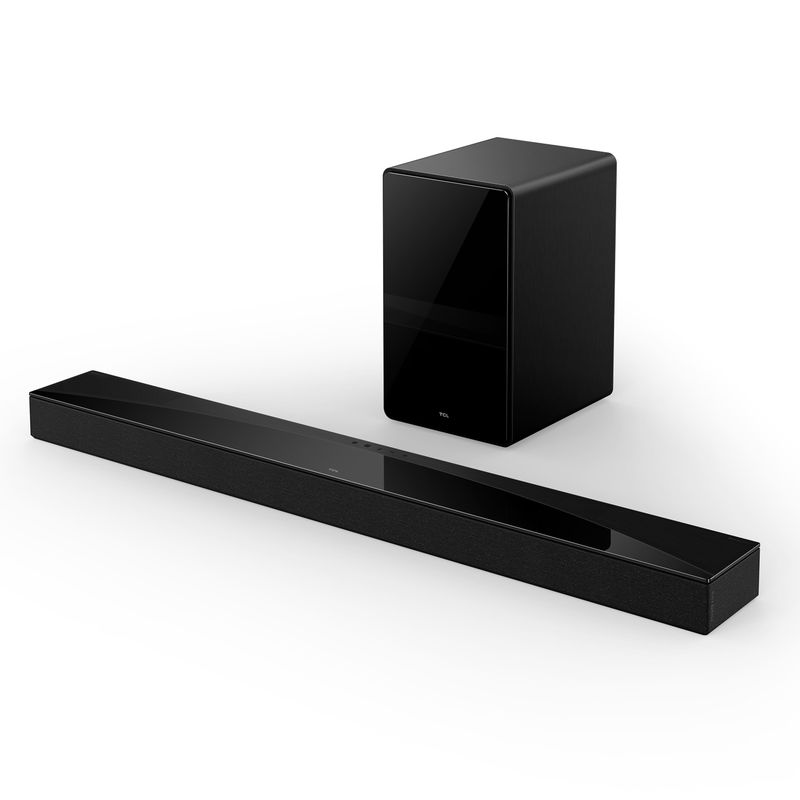 TCL - Q75H Q Class 5.1.2 Channel Soundbar with Dolby Atmos, Ray Danz Technology, and Wireless Subwoofer - Black